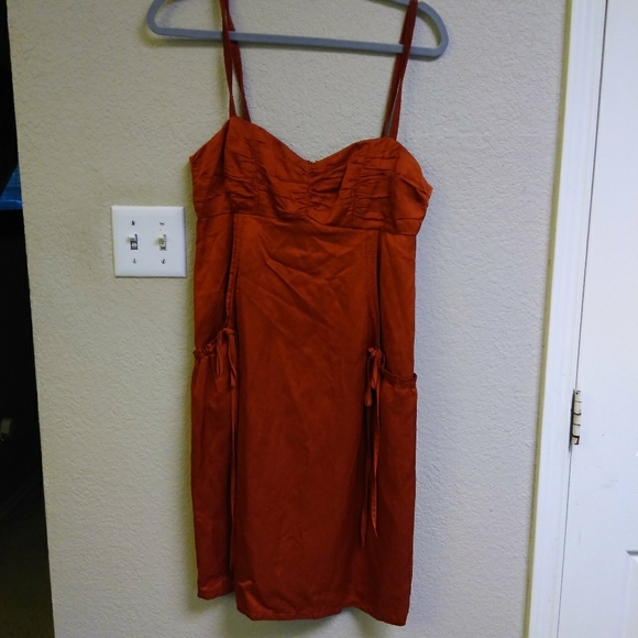 Nanette Lepore Burnt Orange Dress - Picture 1 of 6